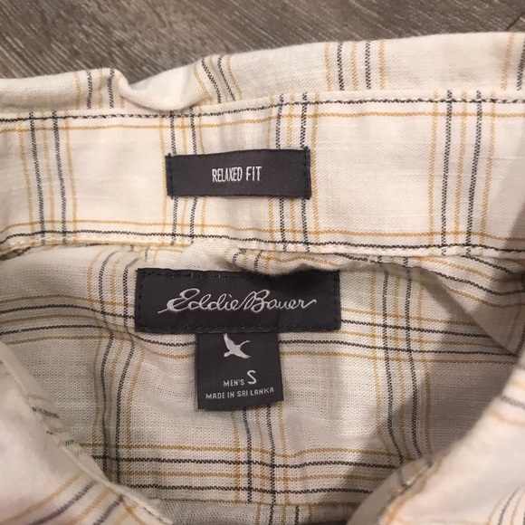 BOGO 2 Eddie Bauer Short Sleeve Plaid Shirt Bundle - Picture 7 of 7